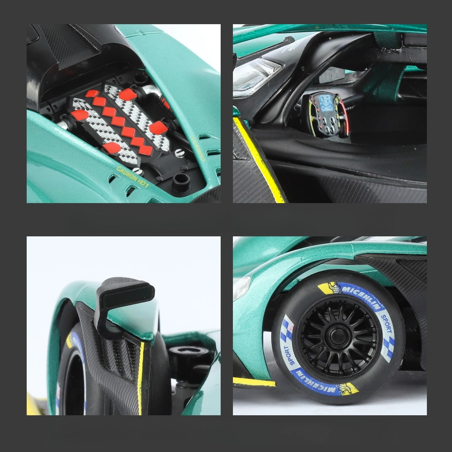 1:24 ヴァルキリーレースカー合金ダイキャストメタルサウンドライトモデルカー屋外グッズ装飾趣味ギフト少年