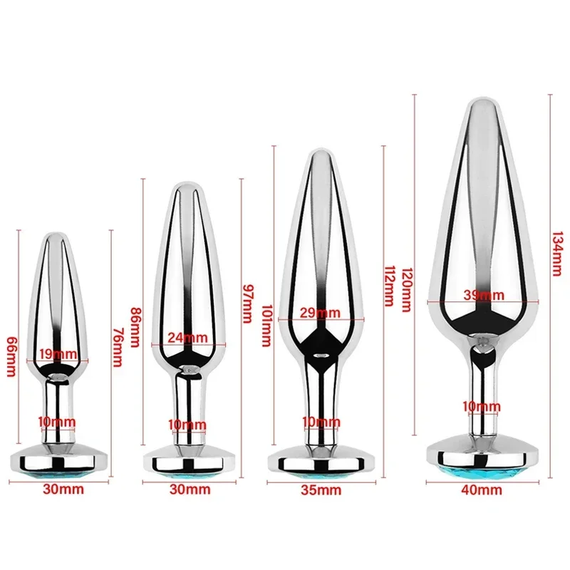 Набор металлических анальных бусин Анальная пробка маленькие большие носимые анальпробки ювелирные изделия расширитель дилдо массажер простаты секс-игрушка для мужчин и женщин магазин