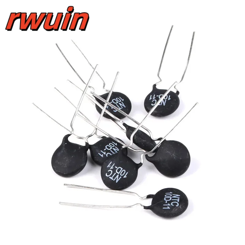

50pcs NTC Thermistor Resistor NTC 10D-11 10D11 Thermal Resistance