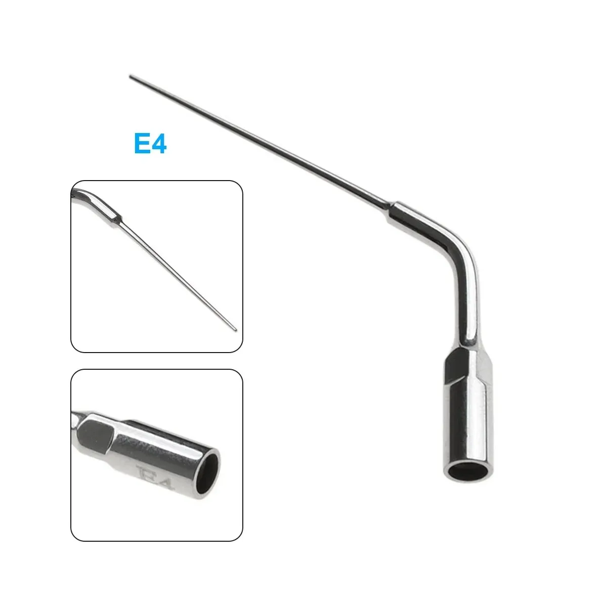 10Pcs Dental Endodontic Endo Tip Ultrasonic Scaler Tips E3 D E4D with Diamond Coated Compatible With EMS WOODPECKER