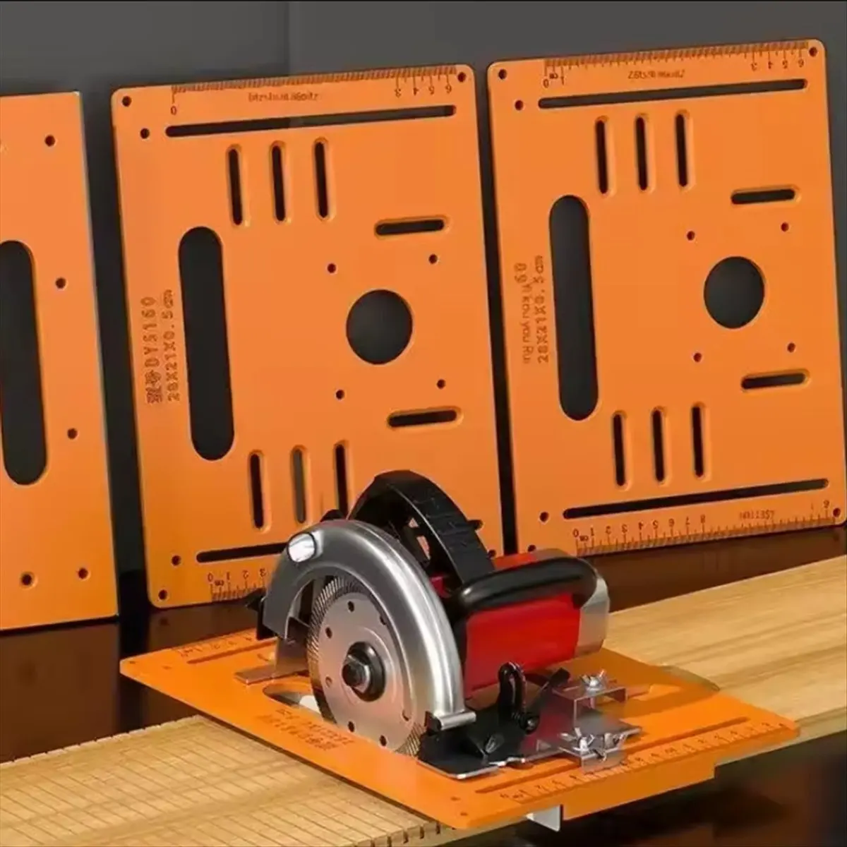 Bakelite Guide Plate Saw Base Woodworking Bench Accessory for Adjustable Saw Guide Rail Bottom Plate-BCBW