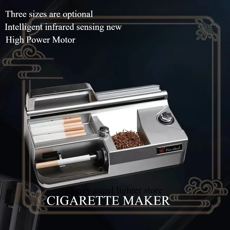 3 in 1 Automatic Cigarette Rolling Machine Intelligent Sensing Injector Tobacco Filling 5.5/6.5/8mm Tube Roller Cigarette Makers