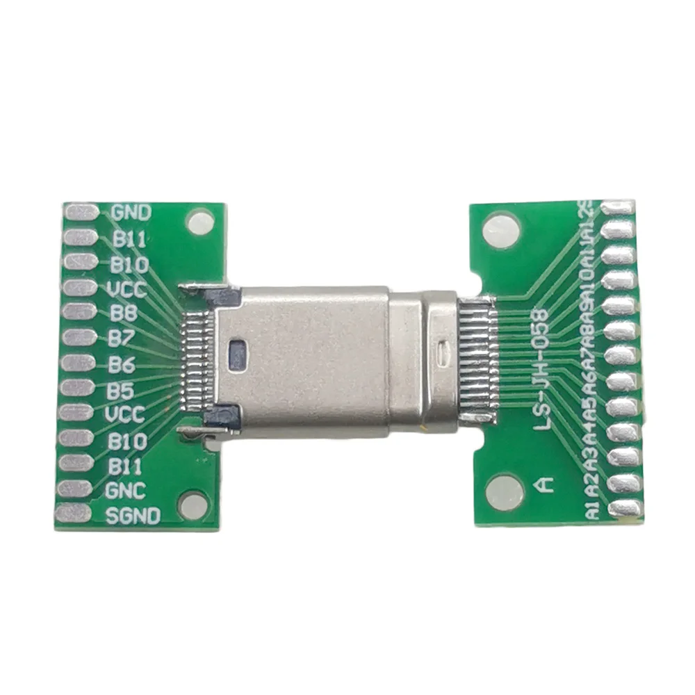 Connettore USB 3.1 tipo-c maschio femmina tipo C Test scheda PCB scheda universale con presa scheda Test porta USB3.1