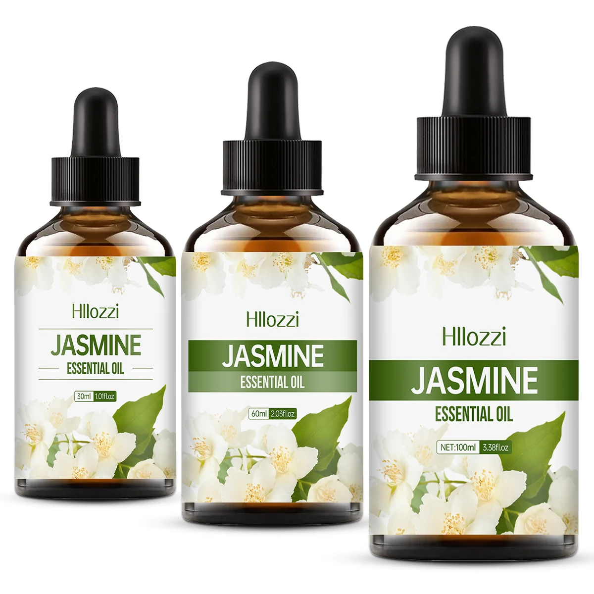 100ml/60ml/30ml Jasmine essential oil Aromatherapy Multifunctional essential oil Various scenes Rich in flavor Hydrating