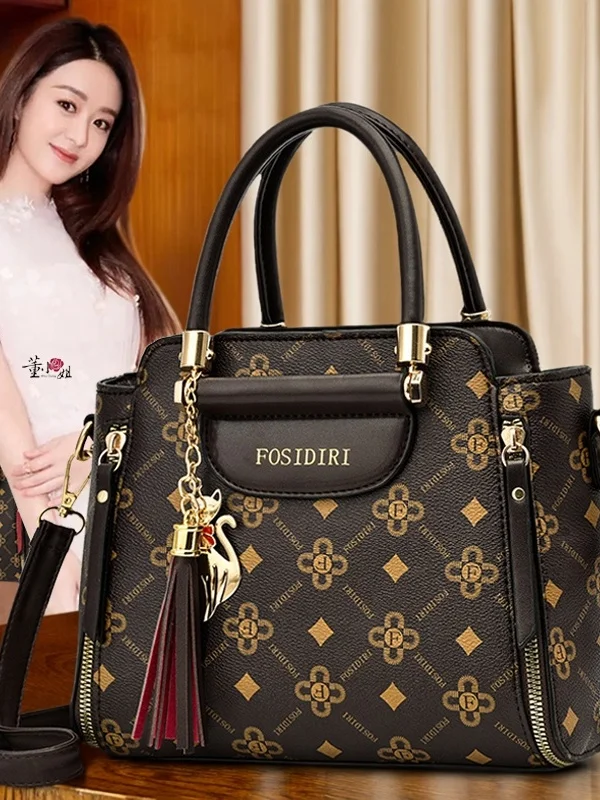 

High-End LVQ Nai Er Women's oulder Crossbody Bag Soft Synthetic Leather Modern Neutral Sle Daily Use Hobo Bag