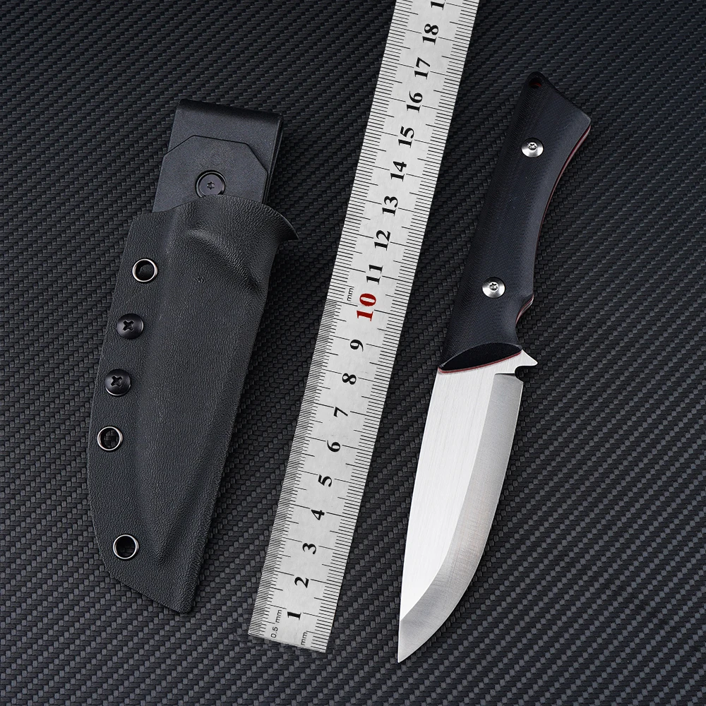 EDC Fixed Blade Knife D2 Steel G10 Handle Outdoor Wild Survival Camping Hunting Straight Knives With Kydex Sheath Knife