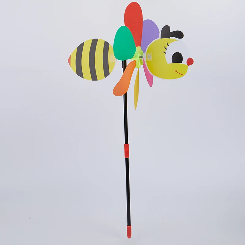 Sell 3D Large Animal Bee Windmill Wind Spinner Whirligig Yard Garden Decor Used For Balcony Viewing, Acailable For Outdoor Use