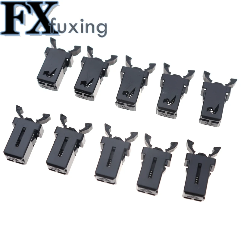 10Pcs PR-001 Black Small Door Lock Switch Lock For MS Air Conditioner Set Top Box TV EVD DVD Door Cover Self Locking Knob Switch