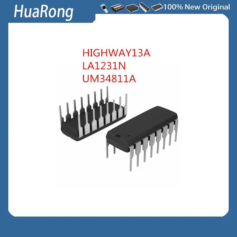 5Pcs/Lot  HIGHWAY13A  LA1231N    UM34811A    DIP-16