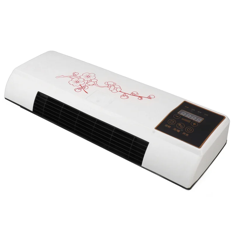 Electric Heater Air Conditioner Fan Natural Heating Wall Mounted Temperature Protection Timer Air Natural Heater