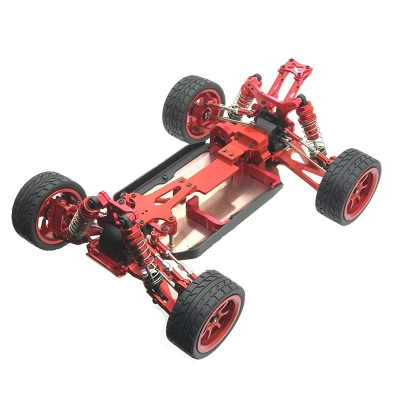 Per Wltoys 144001 144002   Parti di aggiornamento di ricambio per auto RC 1/14 Albero motore centrale in metallo per secondo piano