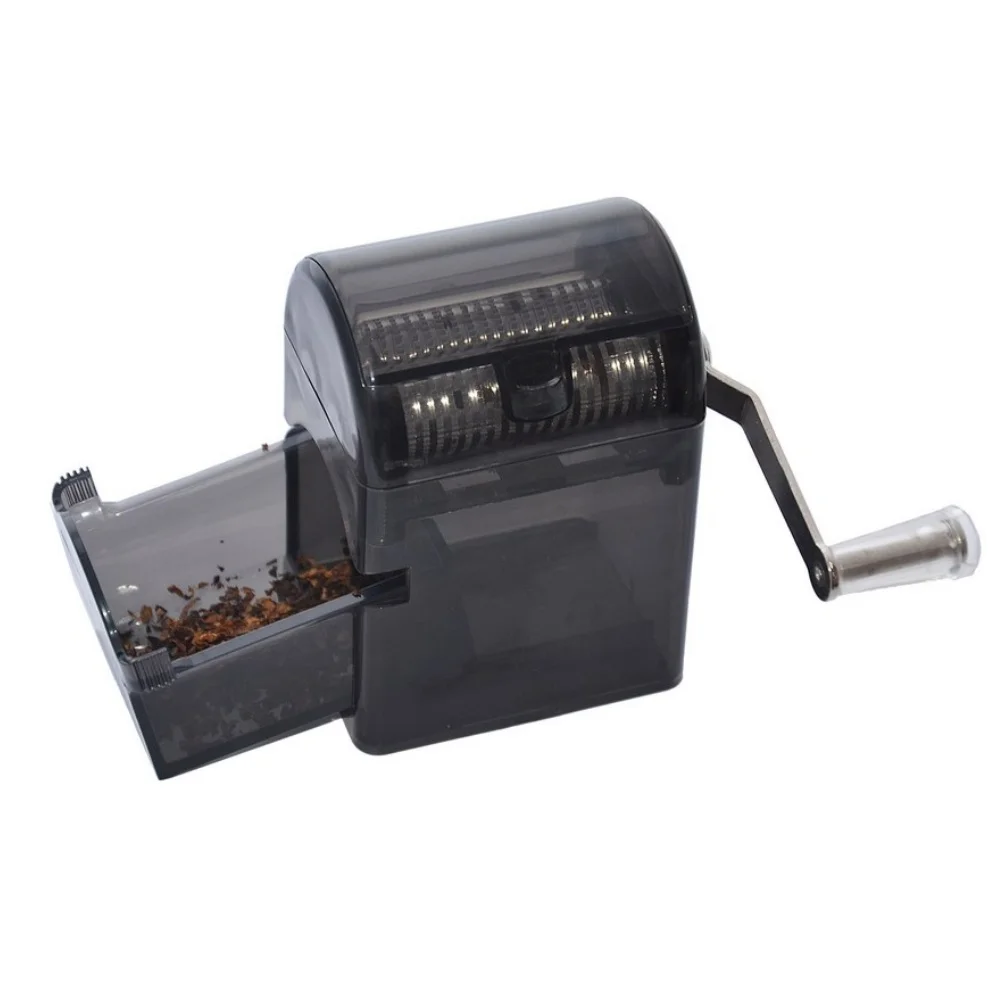 

New Style Tobacco Pipes Smoking Grass Grinder Cigarette Cutter with Grass Storage Drawer Herbal Crusher DIY Smoking Accessories