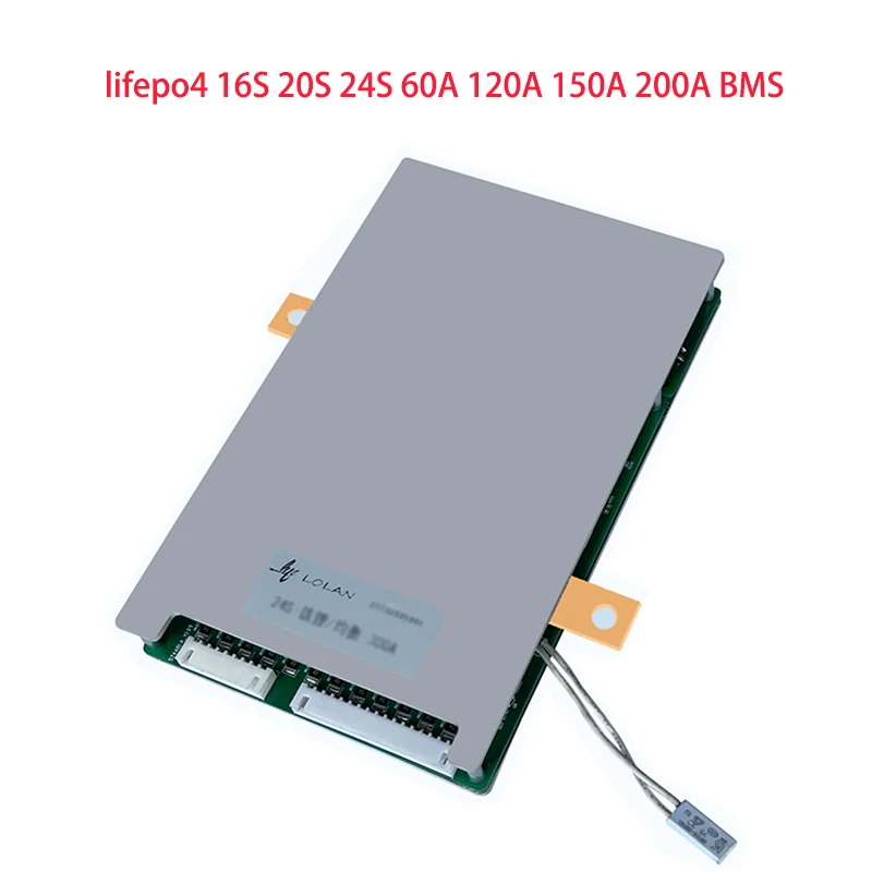 

16S 20S 24S Lifepo4 Battery BMS 48v 60v 72v 120A 150A 200A RV Lifepo4 Battery BMS Same Port Protection Board with Equalization