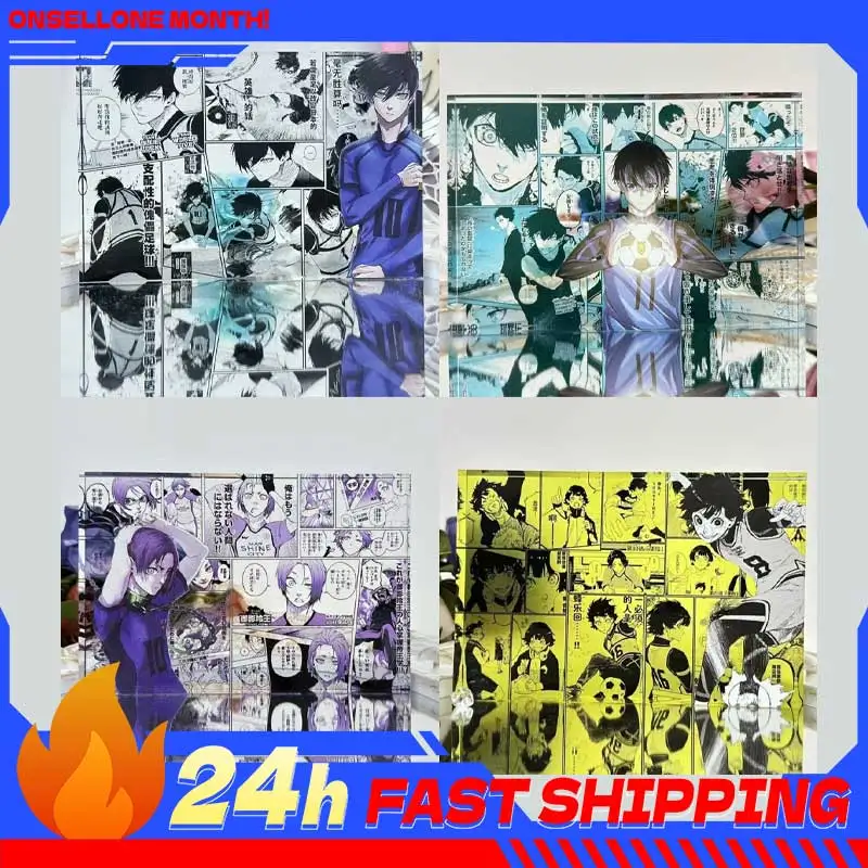 

Миниатюрные фигурки из аниме Blue Lock: Рин Итоши, Ёичи Исаги, акриловые блоки, коллекционные настольные игрушки Reo