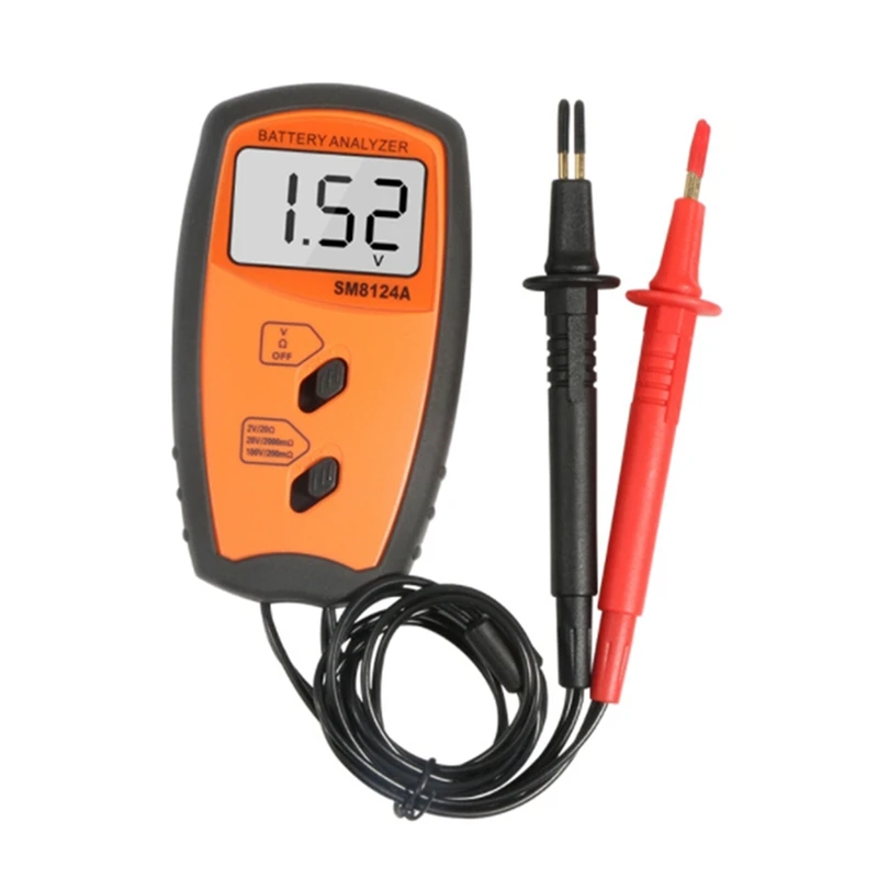 

SM8124A Portable Battery Internal Resistance Voltmeter Battery Tester Battery Tester Battery Internal Resistance Test