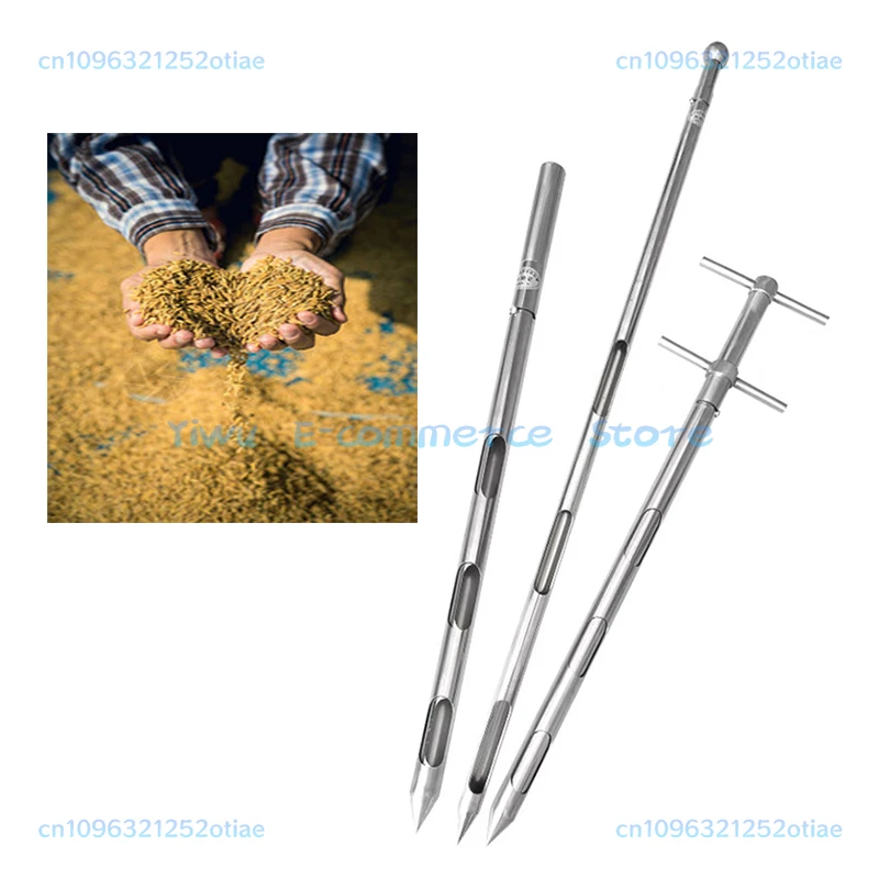 

All 304 Stainless Steel Double-Layer Rotating Powder Sampling Tube Cement Powder Grain Particle Solid Sampler Sampling BB