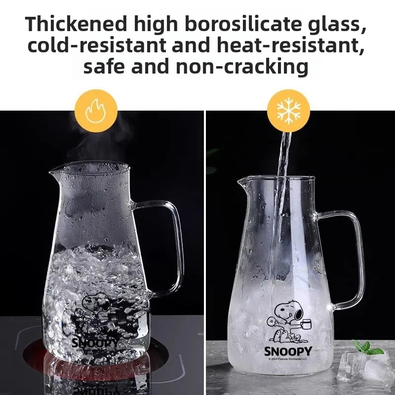 سنوبي الكرتون لطيف زجاجة ماء بارد الإبداعية Kawaii غرفة المعيشة المنزلي المطبخ إبريق الشاي عصير الحليب كوب ماء هدية بالجملة #5