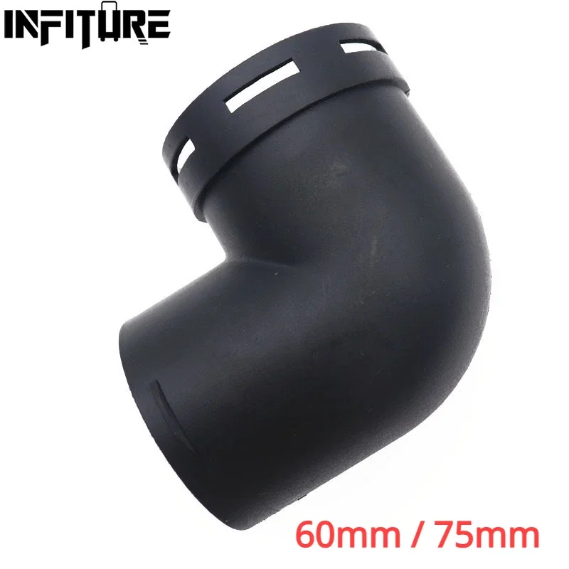 60mm 75mm Car Warm Air Vent Ducting Pipe Elbow Outlet Connector joiner For Webasto Eberspaecher Diesel Parking Heater Accessory