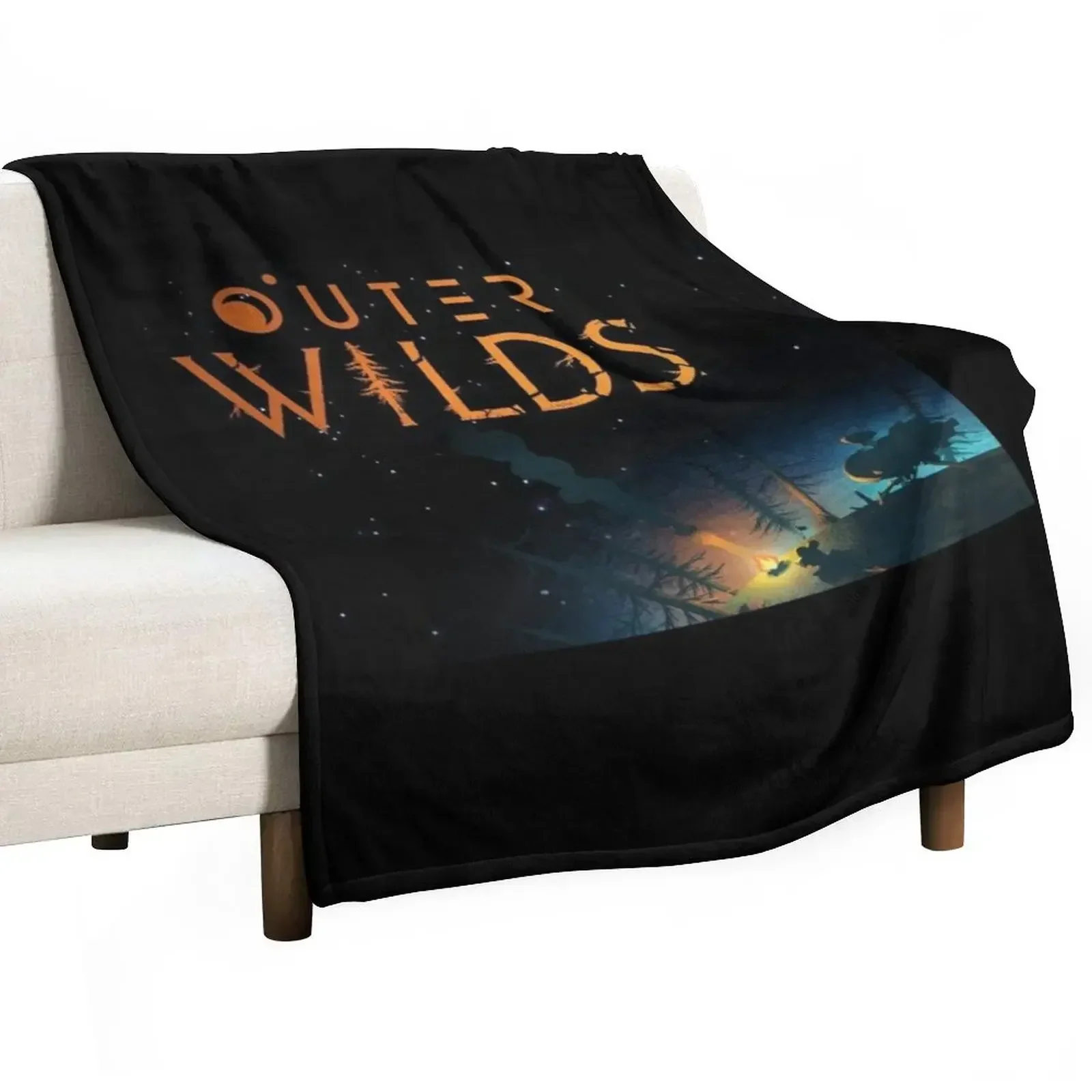 

Outer Wilds Outer Throw Blanket for sofa Custom Flannel manga Blankets