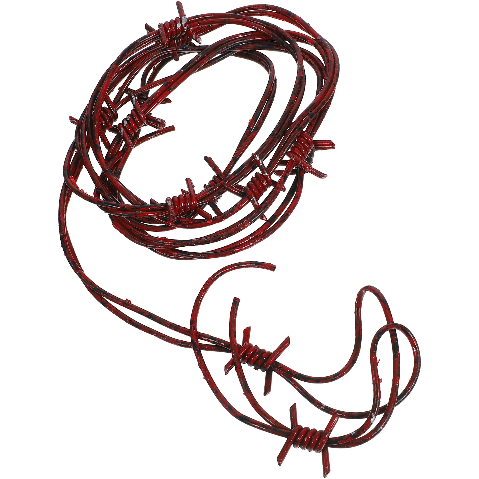 2.5 متر البلاستيك الأسلاك الشائكة هالوين الدعامة 1 قطعة محاكاة خدعة الأسلاك الزخرفية حلية للحزب مضحك ملحقات للتزيين