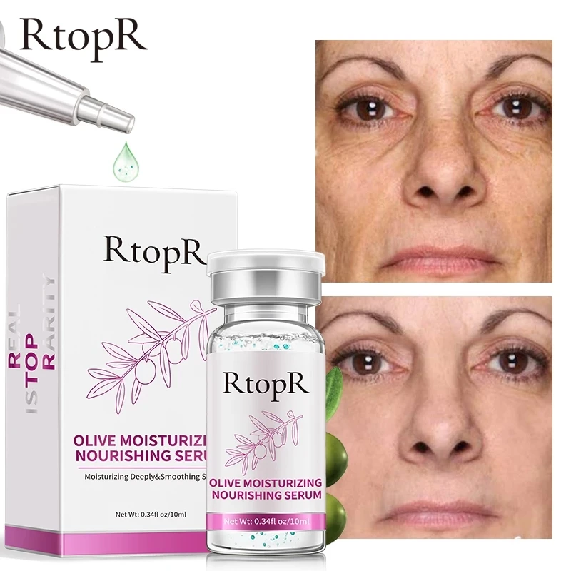 RTOPR Ageless Anti Winkles Anti Aging Olive Emulsion Hyaluronic Acid Serum Face Care Anti-aging Serum Ance Treatment Essence
