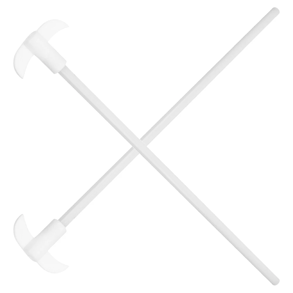 

2 pcs Rods Lab Utensils Lab Stirrers PTFE Mixer Sticks for Resin Electric Stirrer Scientific Research Glass Cup