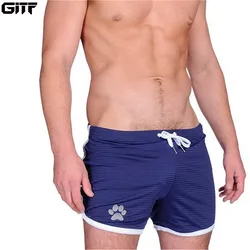 Hediye erkek spor salonu fitness şortu vücut geliştirme çalıştırmak spor koşu egzersiz erkek 2019 yaz serin nefes örgü erkek kısa Sweatpants