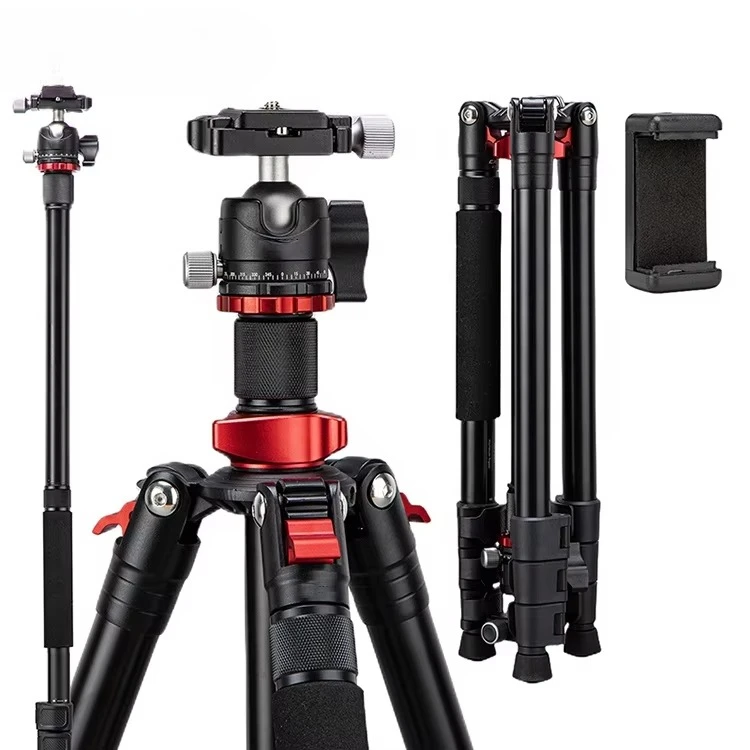 Profession Photography Kitting Adjustable Carbon Fiber Camera Tripod Stand for Phone