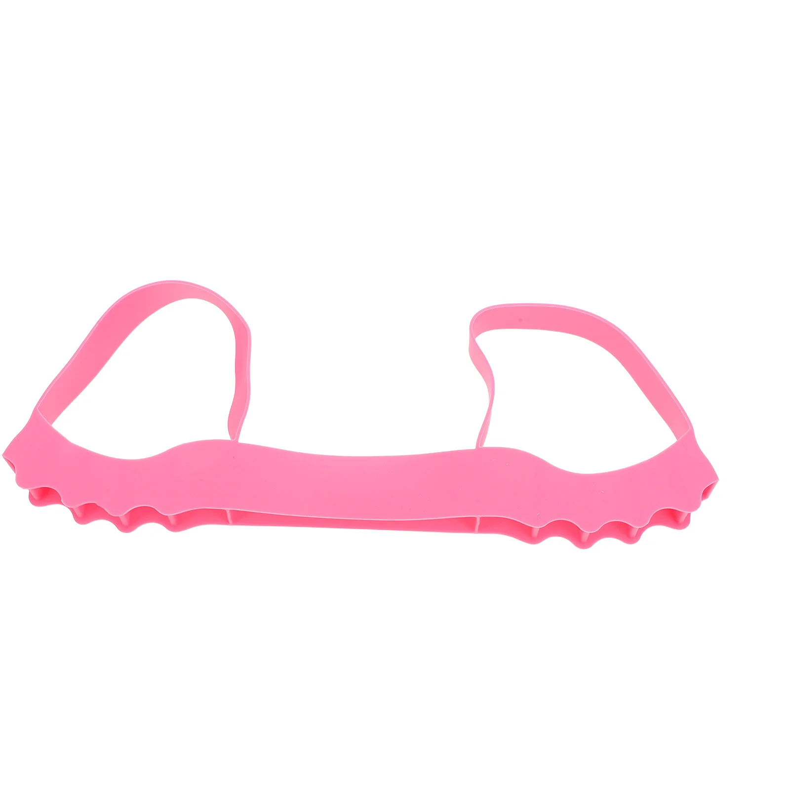 Bandas de resistencia de cadera para esculpir glúteos, banda de ejercicio para pies con separadores de dedos de silicona, mejora de comodidad para caminar diariamente