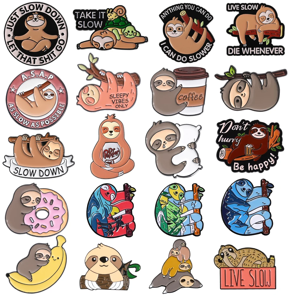 Cartoon Sloth Ename… - image