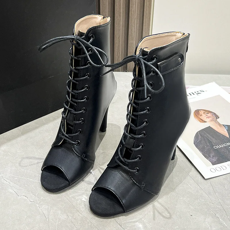 Women\'s shoes  Party Outdoor Sexy stilettos High Heels sandals woman summer 2024 comfortable Latin Women dance heels Boots
