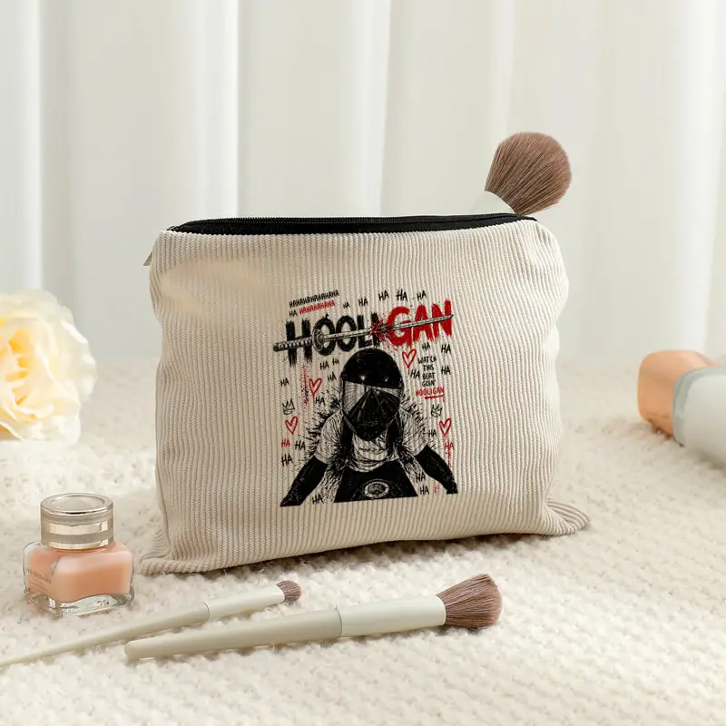 Hooligan Album Corduroy Makeup Bags Fashion Foldable Storage Bag Travel Storage Bags Arirang 2.0 World Tour 2026 Kpop Fan Gift