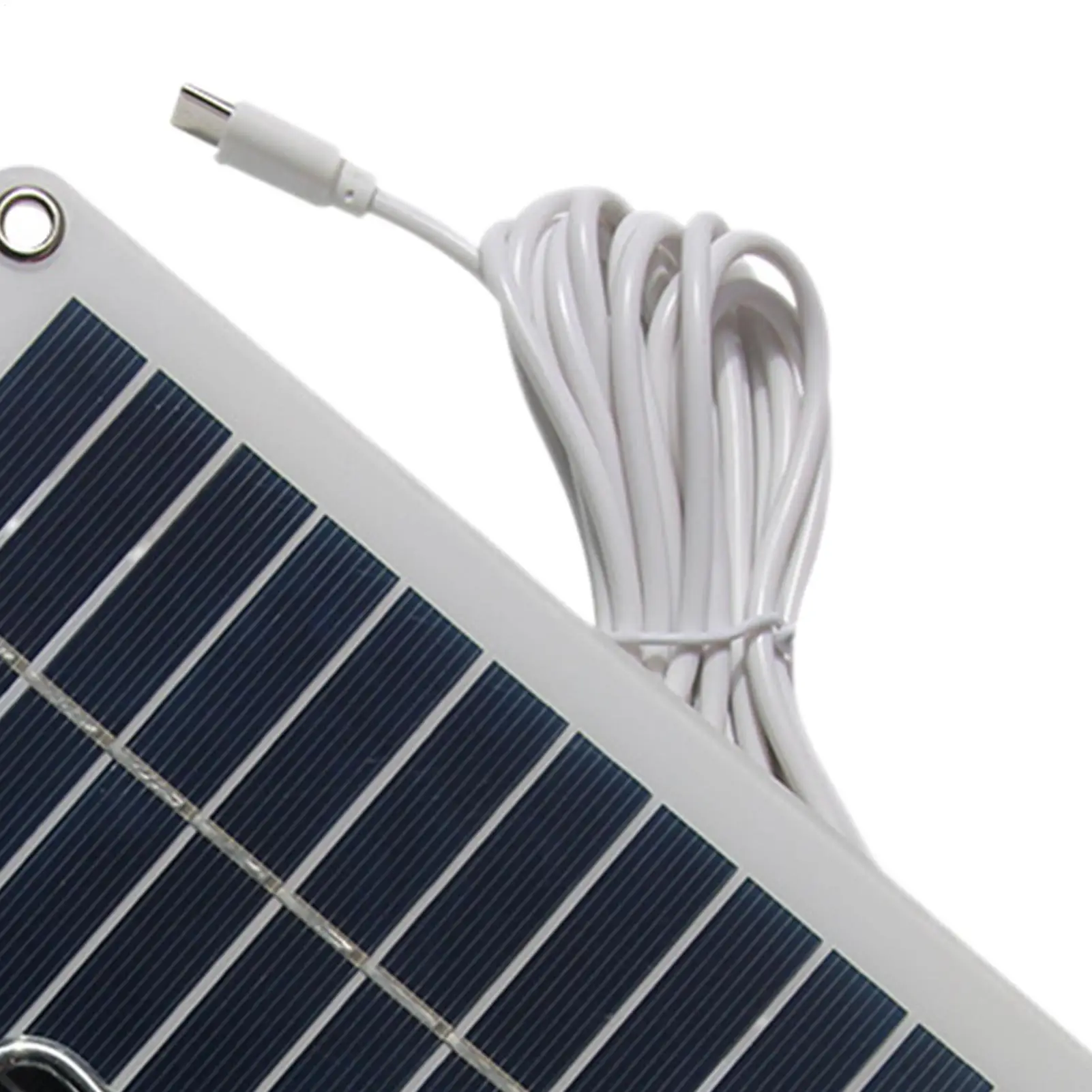 Camera Solar Panel 50W 12V Waterproof Type-C Camping Gear Outdoor Solar Panel For Hiking Backpacking Travel Urgency Festival