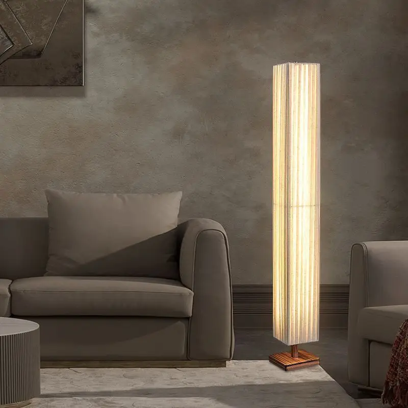 

Japanese-style silent wind floor lamp living room sofa art Internet celebrity floor lamp hotel homestay commercial atmosphere