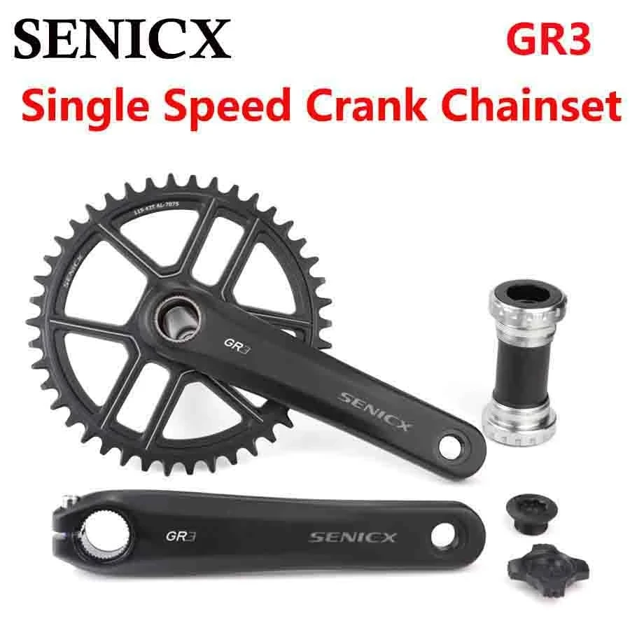 クランチ SENICX GR3 42T/44T Crankset 170mm 175mm for Gravel Cyclo-Cross