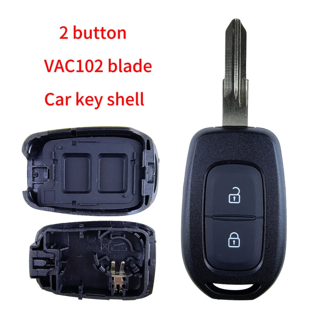 Jingxin 4A PCF7961 Chip 433Mhz 2/3-Tasten Autoschlüssel für Renault Sandero Logan Lodgy Dokker für Dacia Duster Smart Control Key – Detail 14