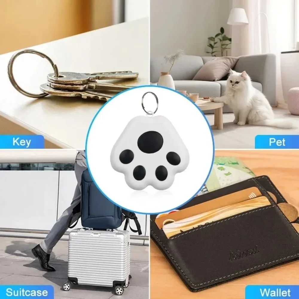 Mini Pet Anti-lost Smart GPS Tracker Key Kids Bag Finder Dog Cat Pet for IOS/ Android Locator Bluetooth Tracker Device Reminder