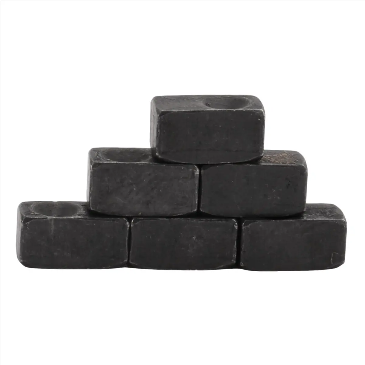 ABPF 6 Pièces Bloc Métallique d'Insertion de Cordes à Verrouillage par Pression pour Pont Tremolo de Guitare Électrique, Accessoires et Pièces