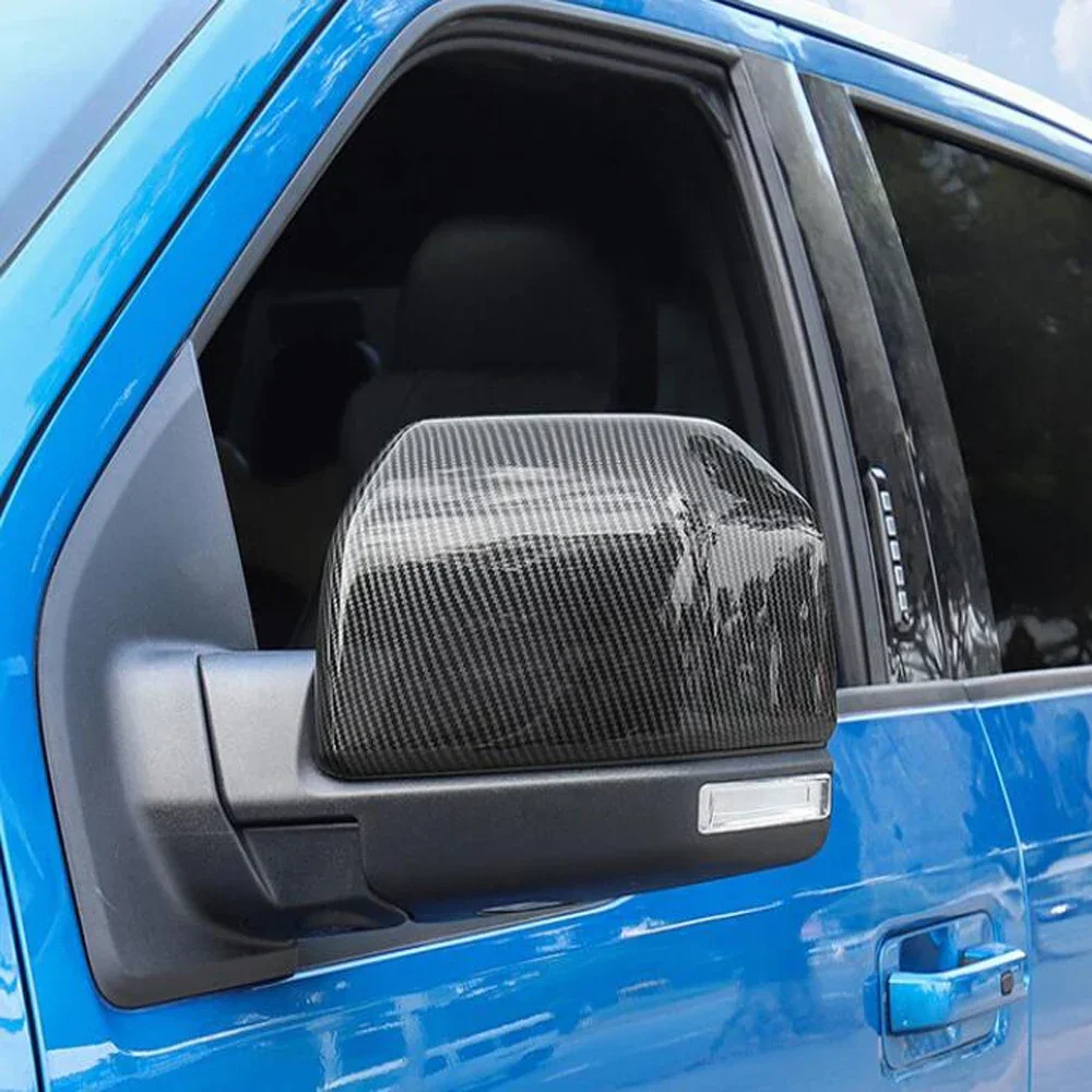

Для Ford Raptor F150 2017-2019 2020 ABS углеродное волокно хромированная боковая дверь боковое зеркало накладка накладка аксессуары автомобильный Стайлинг