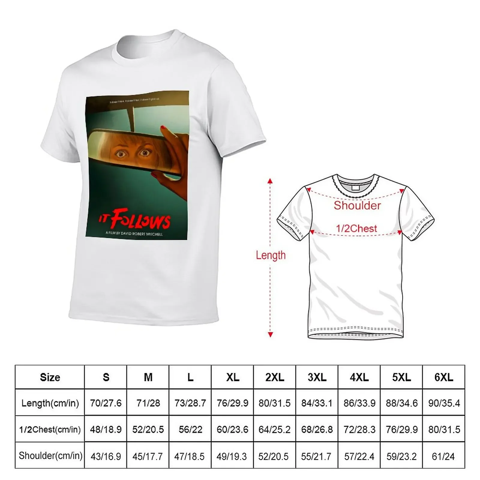 It Follows T-Shirt anime t shirts shirts graphic rapper graphic tees tops luxury clothes men