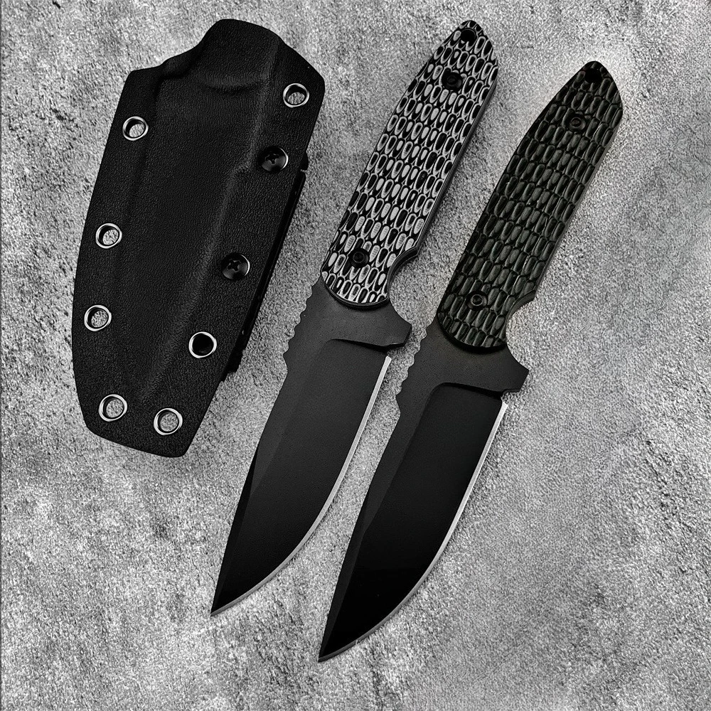 

Multi-function Tactical Fixed Blade Knife 8Cr13Mov Blade G10 Handle Outdoor Camping Hunting Cutting Survival Tools with Sheath