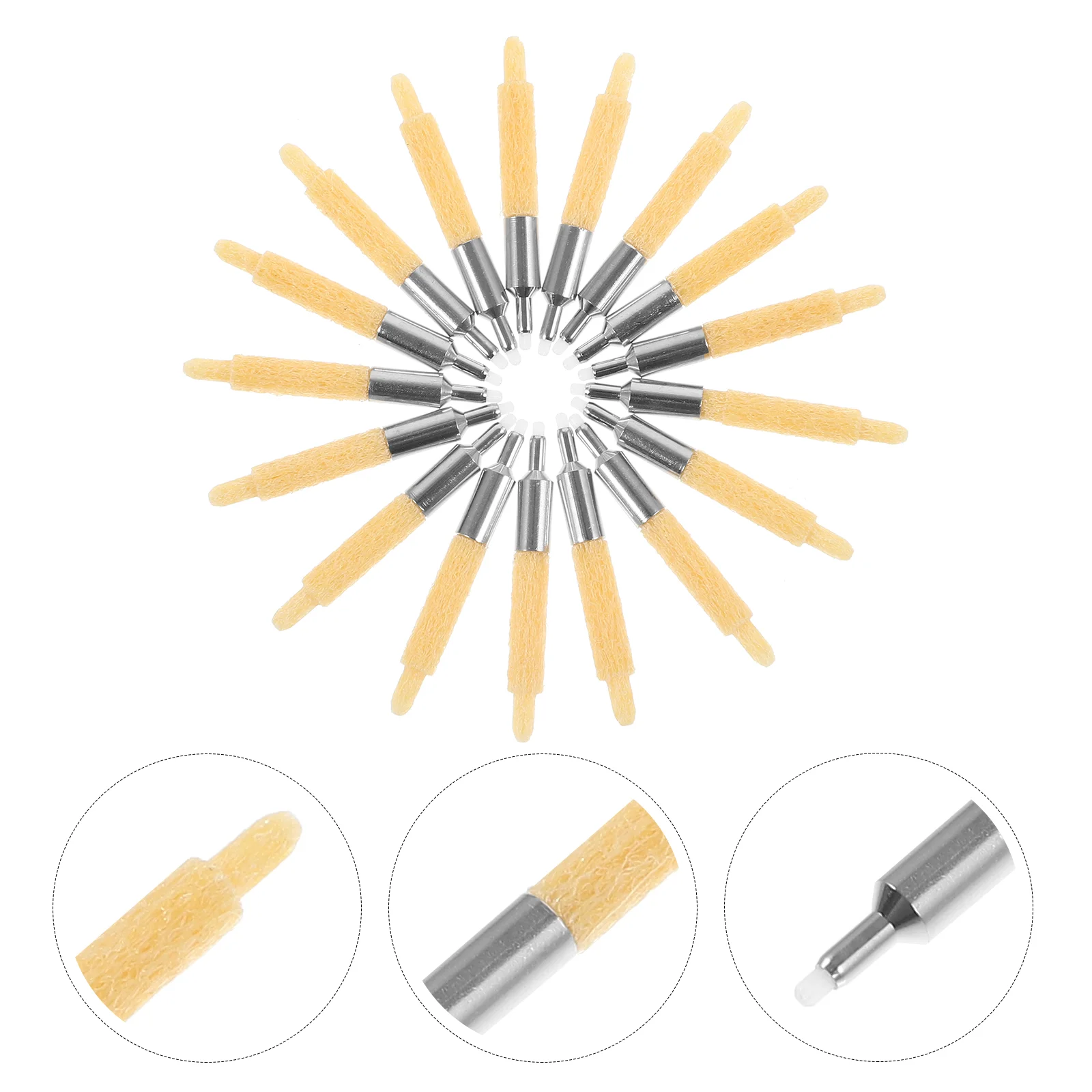 nibs para marcadores oil points replacement nibs de pintura recargas de gel recarregaveis praticas substituicao branco 20 pcs 01