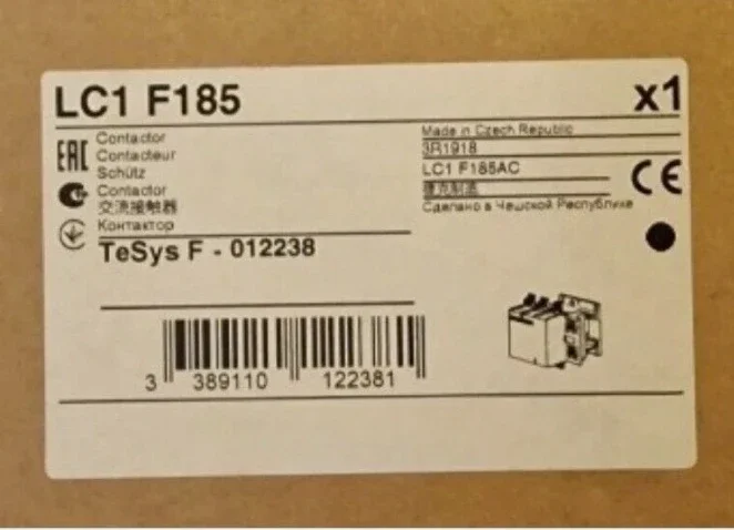 

Brand New Original LC1F185 AC Contactor LC1-F185 Coil 48V 110V 220V 380V Silver Contact LC1F185M7C Fast Delivery