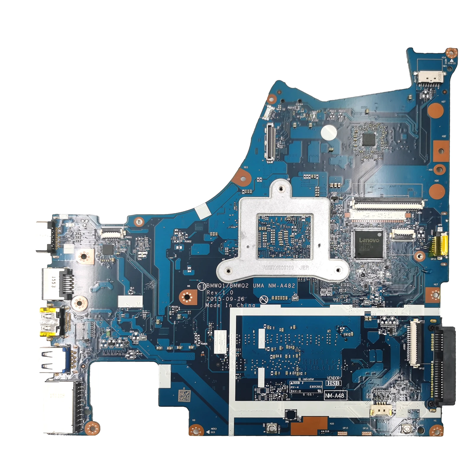 Placa-mãe portátil totalmente testada para Lenovo, Mainboard para Ideapad 300-15ISK, I3-6th Gen CPU, DDR3, 5B20K38201, NM-A482