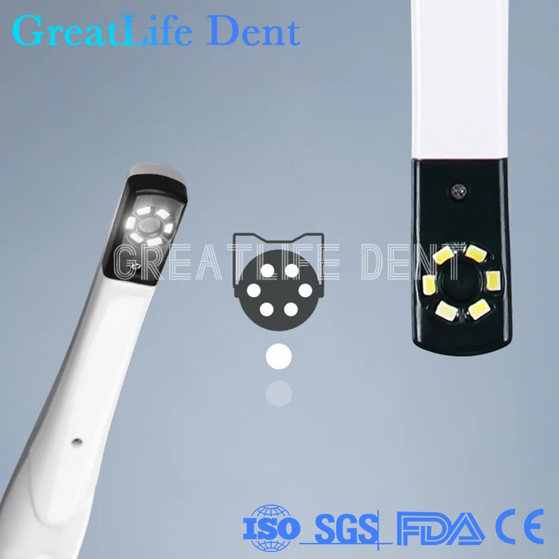 GreatLife Dent 6 LED lights oral HD Image 2.0 Mega Pixels tools chamber Intraoral Camera