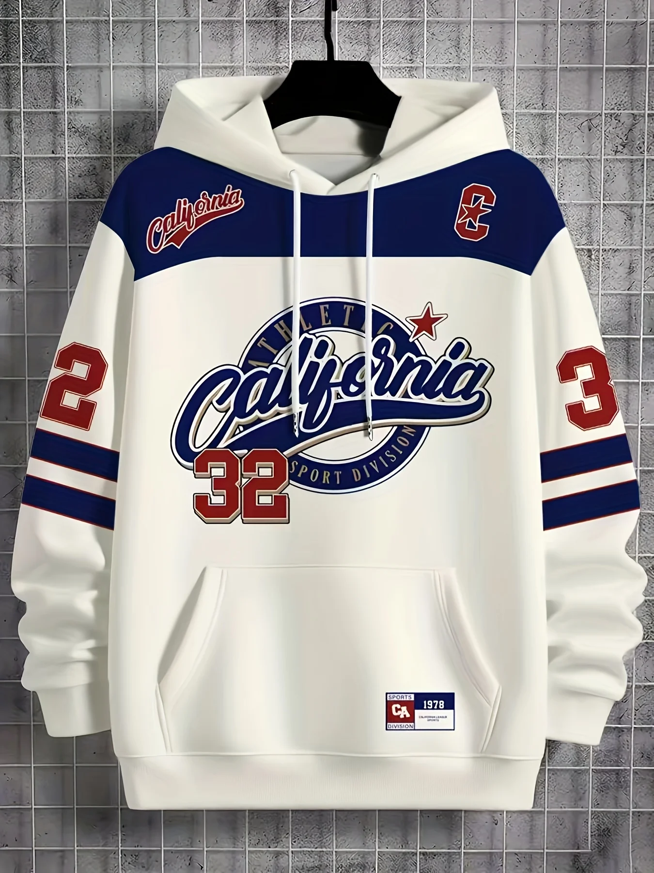 La nueva sudadera con capucha para hombre para primavera y otoño de 2025, es una ropa de calle con estampado digital informal y de moda.