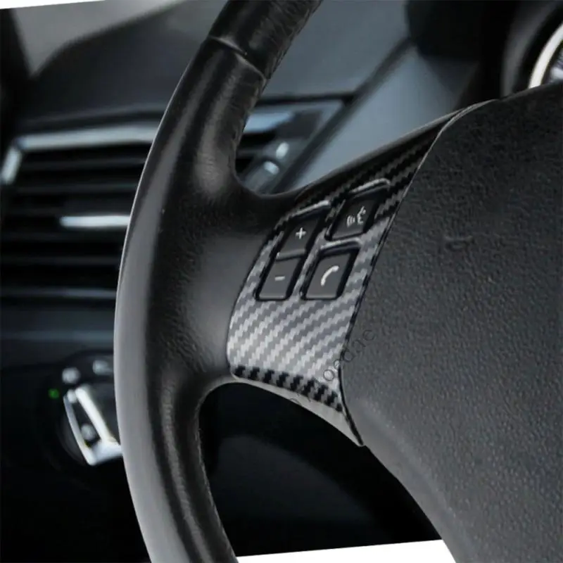 Steering Wheel Trim Overlay Cover Set, Carbon 3 Piece Interior Accent