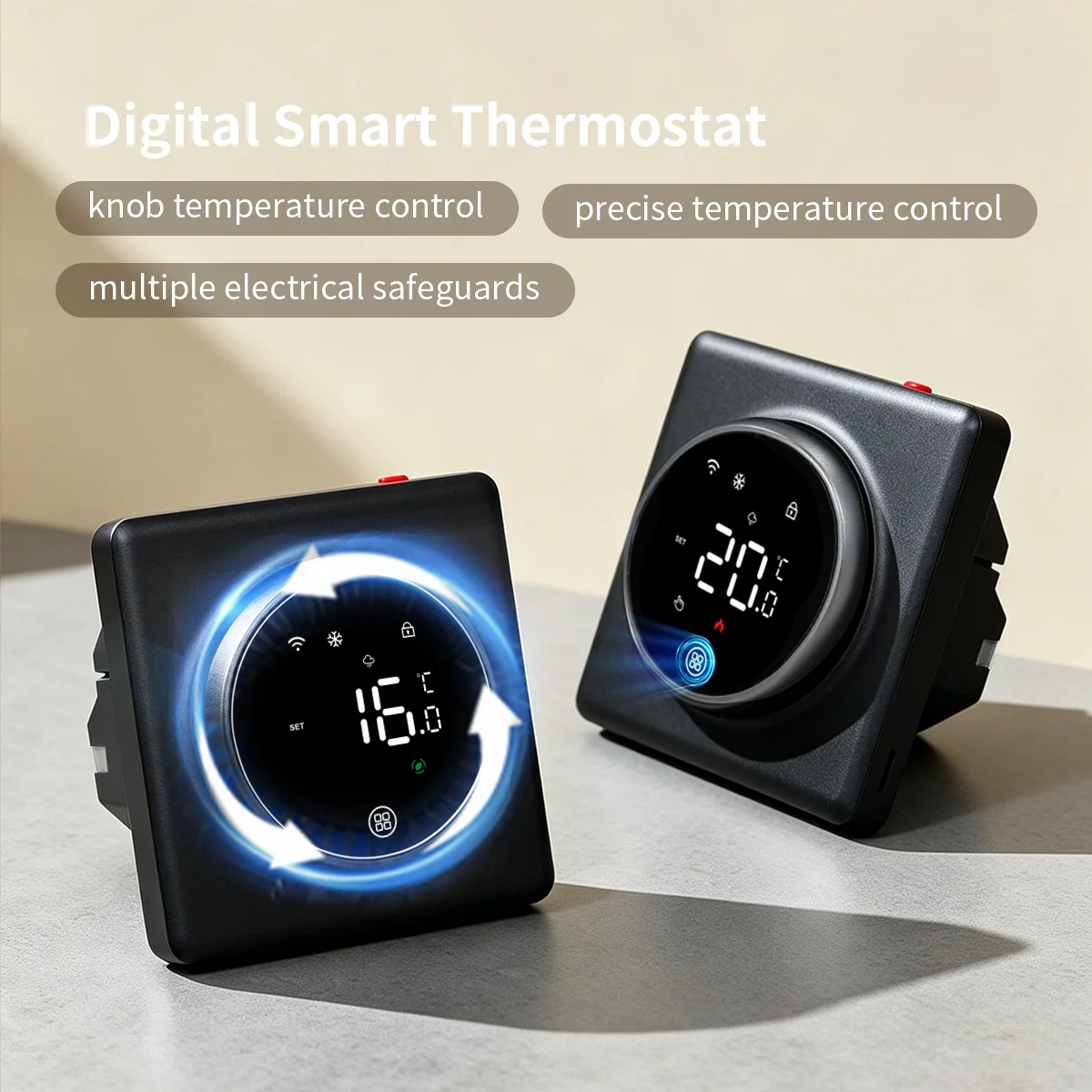 Smart Home Wi-Fi Heating Thermostat For Underfloor Heating Tuya Wi-Fi Thermostat Boiler Heating 220V Temperature Controller
