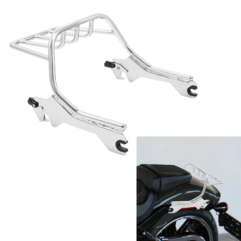 Two-Up Luggage Rack For Harley Breakout Fat Boy 2018-2019 Breakout 114 FXBRS 2018-2024 Fat Boy 114 FLFBS Motorcycle Accessories