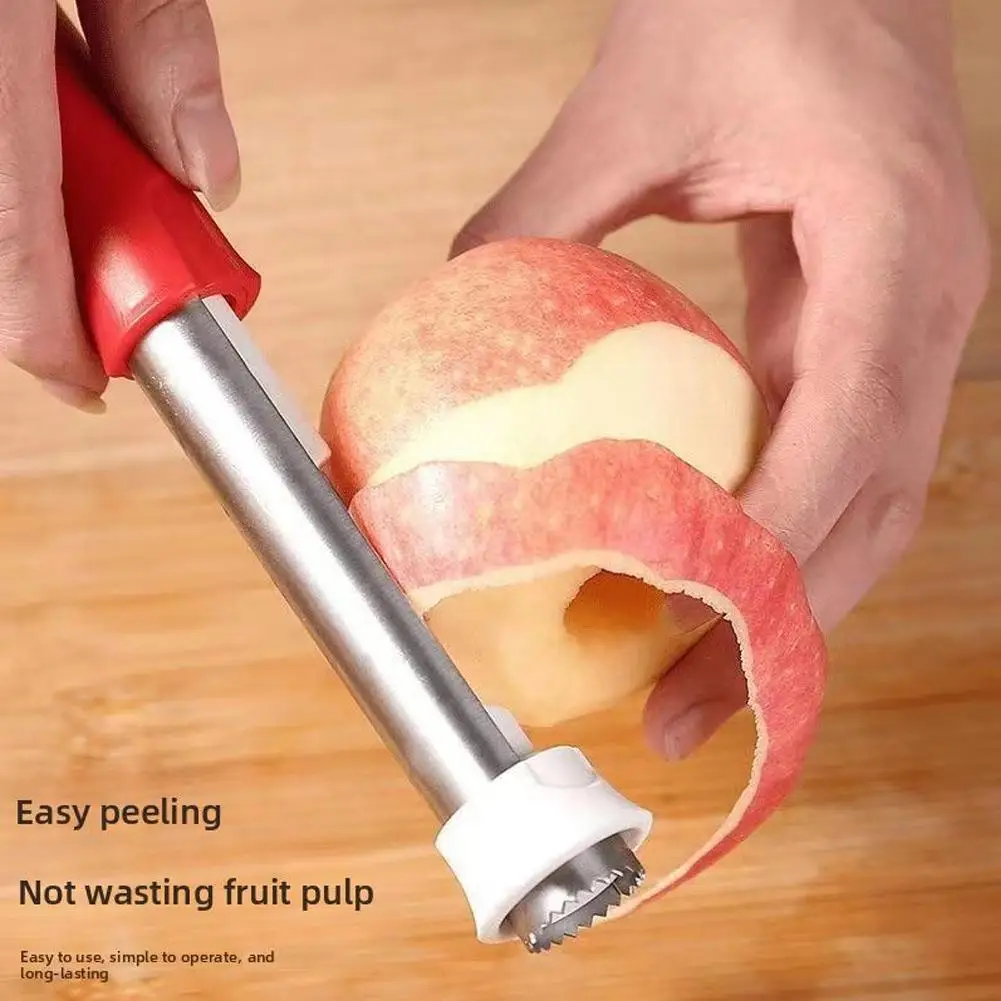 Stainlesss Steels Home Vegetable Tool Pear Seed Removers Safe and Simple Fruit Skin Removal Device Metal Removers